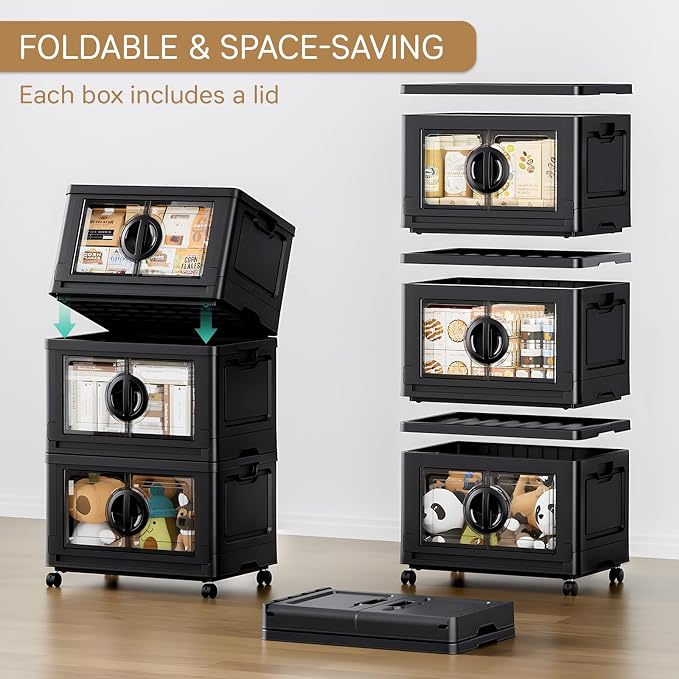 JEKO&JEKO 332Qt Lockable Stackable Storage Bins - Image 4