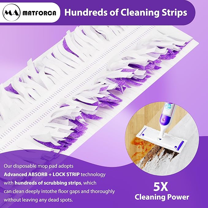6 Pack Swiffer Power Mop Pads – Disposable Wet Mop Refills - Image 6