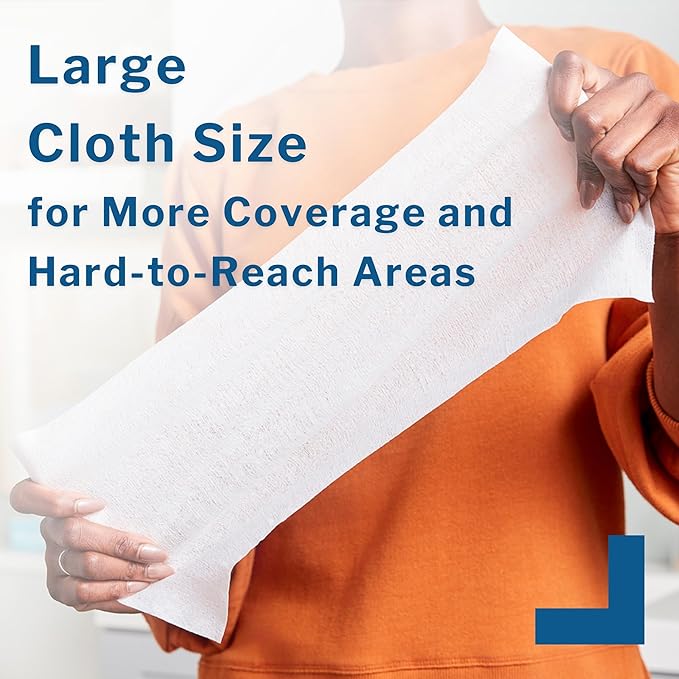 McKesson Washcloth Wipes for Adults, Scented Disposable Wash Cloths for Body - Image 2