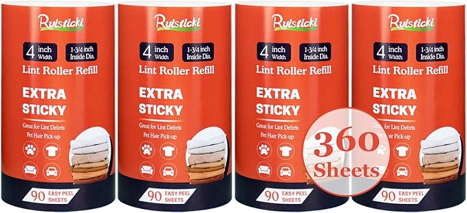 4 inch Lint Roller Refills Only by Unknown