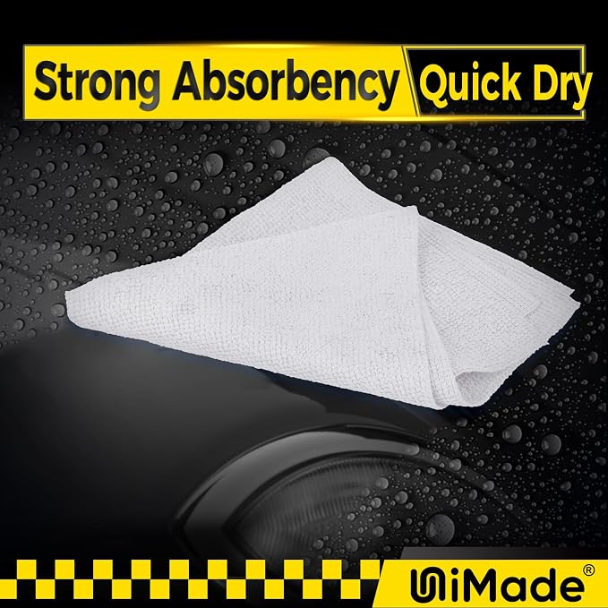 Shop Towels, 100 Pack Commercial Grade Work Rags Microfiber Towels - Image 5