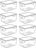 Clear Plastic Storage Bins by CONTROLKITCHEN