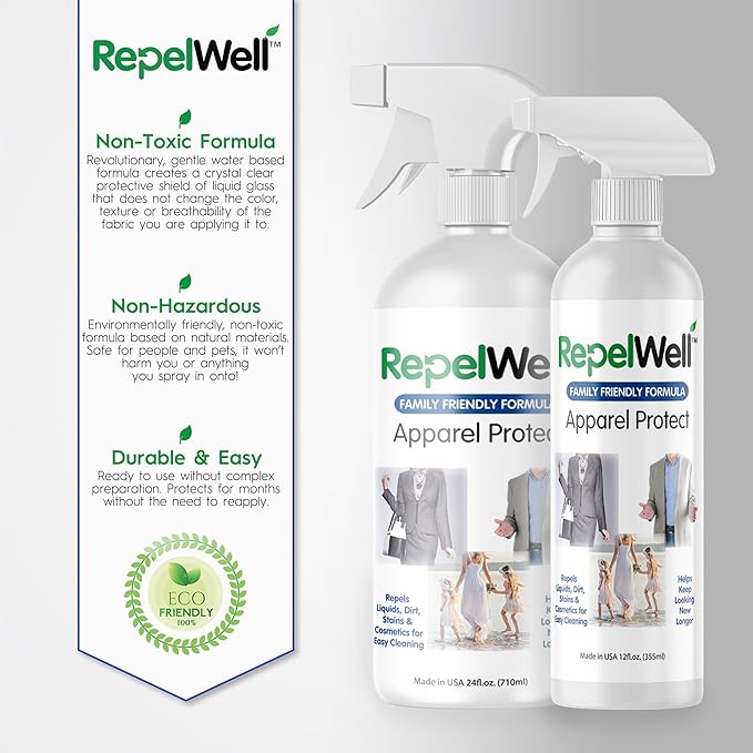 Apparel Protect Stain & Water Repellent Spray – Non-Toxic, Eco-Friendly - Image 6
