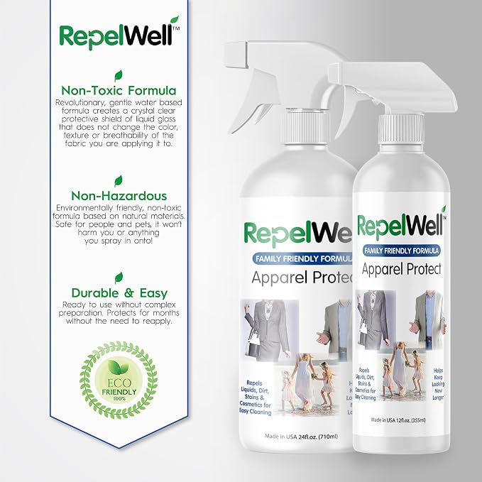Apparel Protect Stain & Water Repellent Spray – Non-Toxic, Eco-Friendly - Image 6