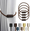 4 Pack Strong Magnetic Curtain Tiebacks Outdoor Elegant Decorative Tie Backs by CurtainTiebacks