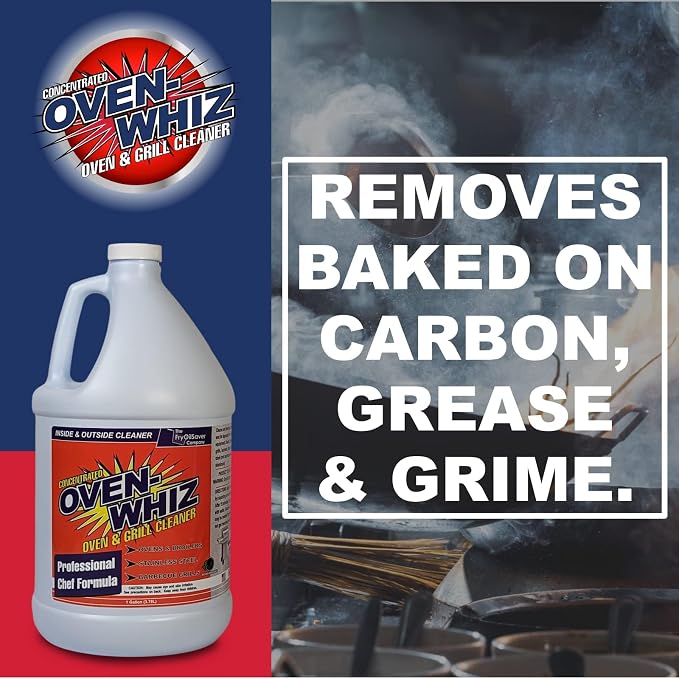 4 x 1 Gallon Oven-Whiz Oven & Grill Cleaner by FryOilSaver Co., Tough Stain - Image 7