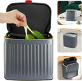 GloDeals Compost Bin, Detachable and Countertop Bin, 4 Liter / 1.06 Gallon by GloDeals