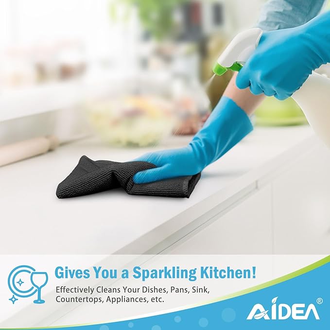 AIDEA Microfiber Cleaning Cloth-50PK, Soft Microfiber Towels - Image 5
