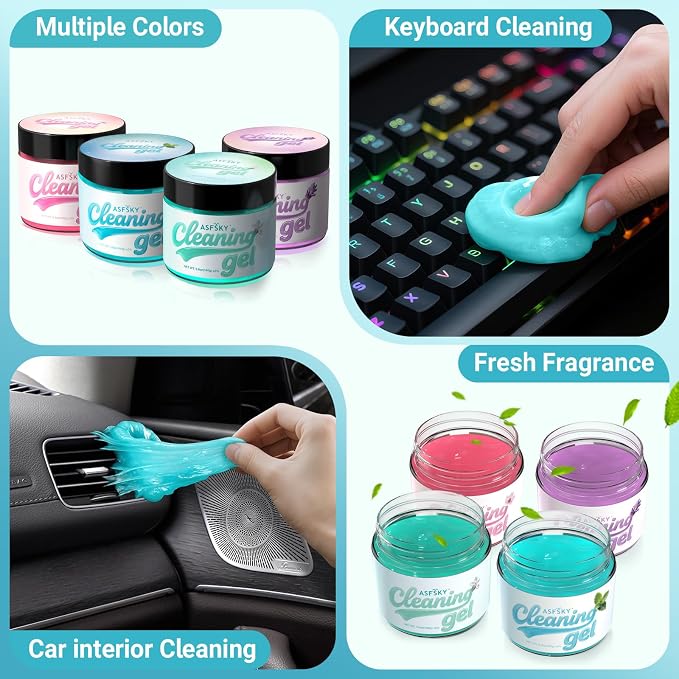 ASFSKY Car Cleaning Gel Cleaning Putty Universal Dust Cleaning Car Interior - Image 3