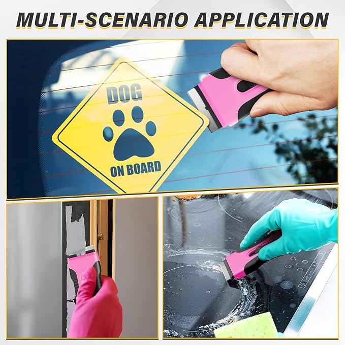 DIYSELF 2 Pack Razor Blade Scraper, Enhanced Razor Scraper, Razor Blade Scraper - Image 3
