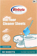 Eco Floor Cleaner Sheets, Safe for Pets & Kids by Binbata