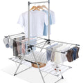 APEXCHASER Clothes Drying Rack, Foldable 2-Level Drying Racks by APEXCHASER