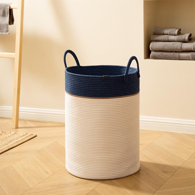 LA JOLIE MUSE Woven Basket Rope Storage Baskets - Image 4