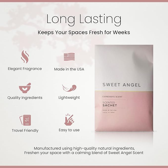 Expressive Scent 6 Pack Sachet Long Lasting Home Fragrance - Image 3