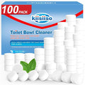 KIISIISO Toilet Bowl Cleaner Tablets 100 PACK, Automatic Bleach Toilet Tank by Long-lastingCleanToilet