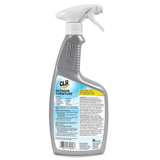 CLR Brands Outdoor Furniture Cleaner, 26 oz. Spray Bottle, Cleans Outdoor - Image 3