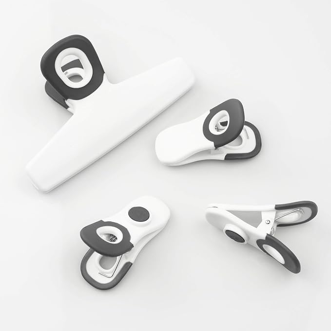 COOK WITH COLOR Bag Clips, Heavy Duty Chip Clip and Refrigerator Magnet Clips - Image 4