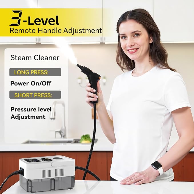 Steam Cleaner, 2500W High Pressure Steam Cleaner - Image 3