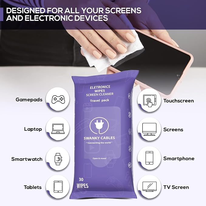 Screen Cleaner Wipes: Electronic Wipes - Image 2