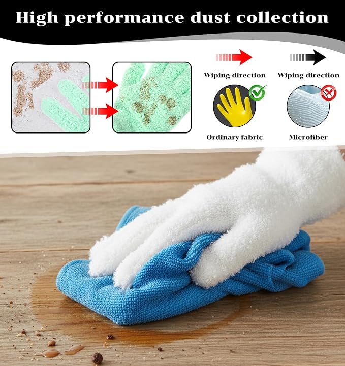 Microfiber Gloves for Plant Dusting - Image 4