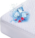 Cooling Waterproof Mattress Protector Twin Size, Mattress Cover 3D Air Fabric by Hanherry