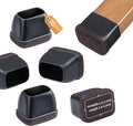 Ezprotekt 16 Pcs Rectangle Black Felt Chair Leg Floor Protectors by VisittheEzprotekt