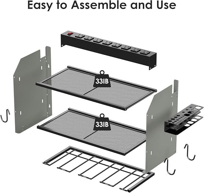 CCCEI Set Power Tool Organizer Wall Mount - Image 3