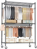 Homdox 3 Tier Heavy Duty Garment Rack by HOMDOX