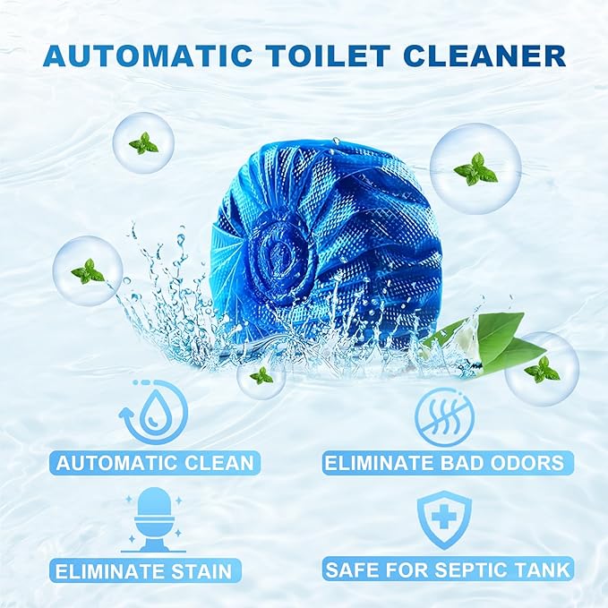 Toilet Bowl Cleaner, Automatic Toilet Tank Cleaner Tablets, Powerful Cleaning - Image 2