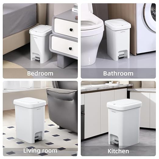 MOPALL Small Bathroom Trash Can - Image 6