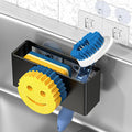 Sponge Holder for Kitchen Sink, Smiley Face Sink Caddy, Sponge Holder Stainless by MURLONG