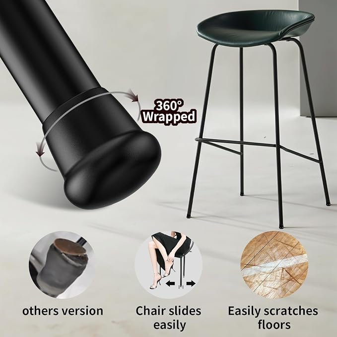 1 Inch Heavy Duty Rubber Chair Leg Caps - Image 3