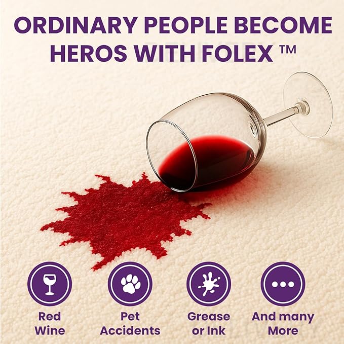 FOLEX Instant Carpet Spot Remover 32 oz – Powerful Stain Remover - Image 6