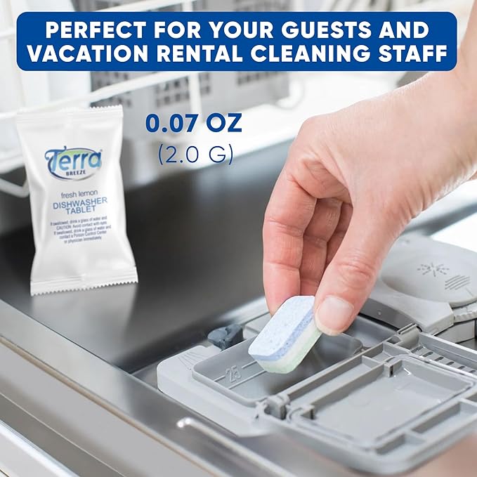 Individually Wrapped Dishwasher Tablets | Dishwasher Detergent | Dish Soap Pods - Image 5