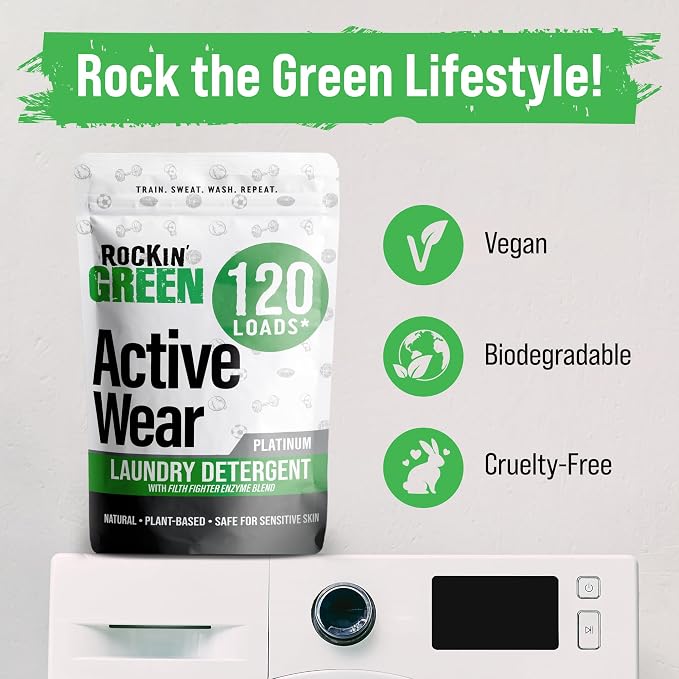 Rockin' Green Laundry Detergent, Plant based, All Natural Laundry Detergent - Image 7