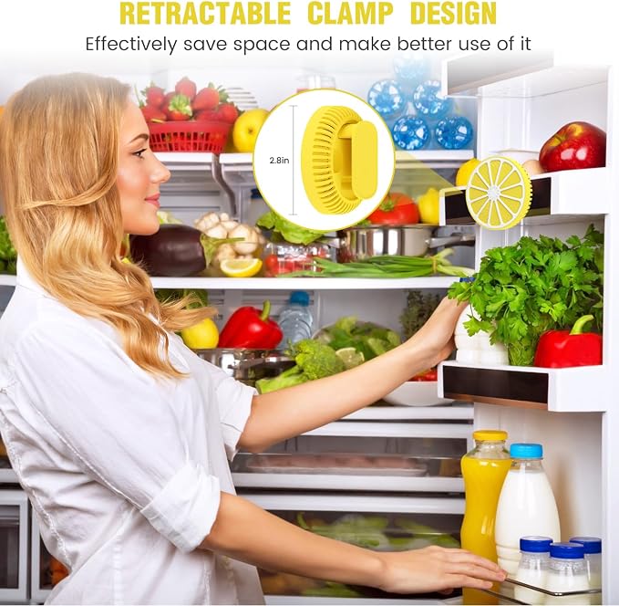 Refrigerator Deodorizer for Kitchen & Small Spaces, 2 Years Fresh Odor - Image 7