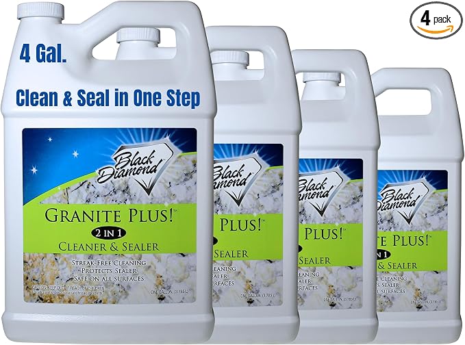 Black Diamond Stoneworks GRANITE PLUS! 2 in 1 Cleaner & Sealer by BlackDiamondStoneworks