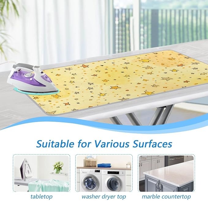 Golden Stars and Dots Ironing Mat - Image 5