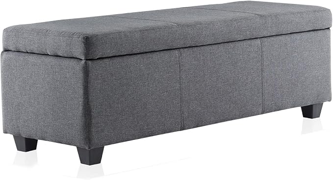 BELLEZE Storage Ottoman, 47 Inch Bench Bedroom Bench - Image 6