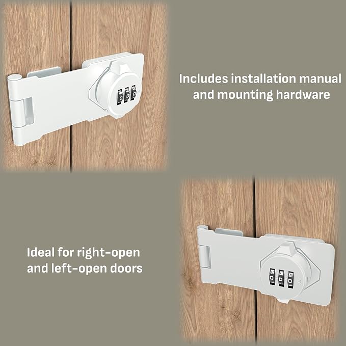 Keyless Combination Lock –3-Digit Combination Lock - Image 5