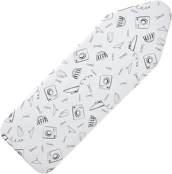 Extra Wide Ironing Board Cover and Pad 18 x 54 inch Heat Reflective by Seiritex