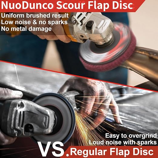 10Pcs 320 Grit Scour Flap Disc 4 1/2 Inch Angle Grinder Attachment General - Image 4