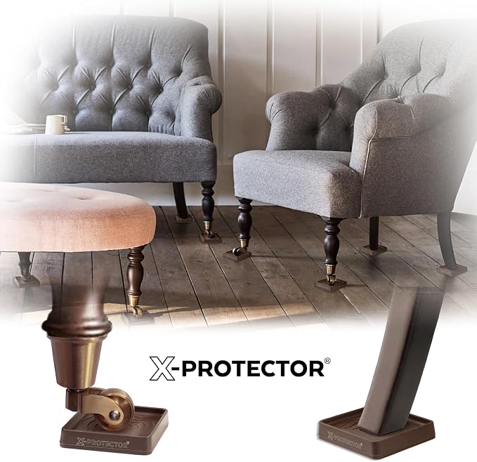 Furniture Cups X-PROTECTOR – 3" Caster Cups 8 PCS – Premium Furniture Coasters - Image 6