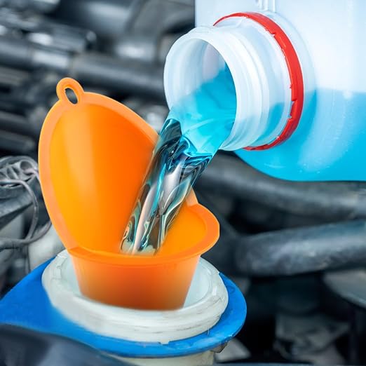 4 Pcs Plastic Long Neck Oil Funnel - Image 5