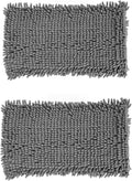 Wall Cleaner Mop Replacement Head, 2 Pack Chenille Reusable Dust Mop Pads by VOUBIEN