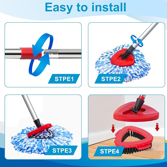 8-Pack Reusable Mop Head Replacement - Image 6