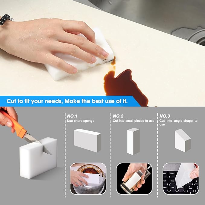 10Pack Melamine Sponges for Multi-Purpose Cleaning - Image 6
