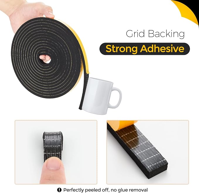 16.5 Feet Weather Stripping Door Seal, Window Insulation - Image 2