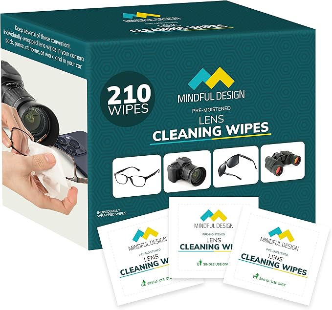 Mindful Design Lens Cleaning Wipes by MindfulDesign