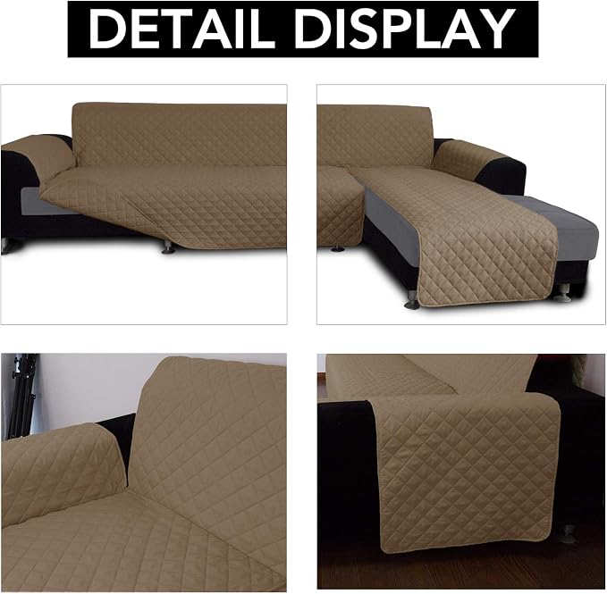 Easy-Going Sofa Slipcover L Shape Sofa Cover Sectional Couch Cover Chaise - Image 3